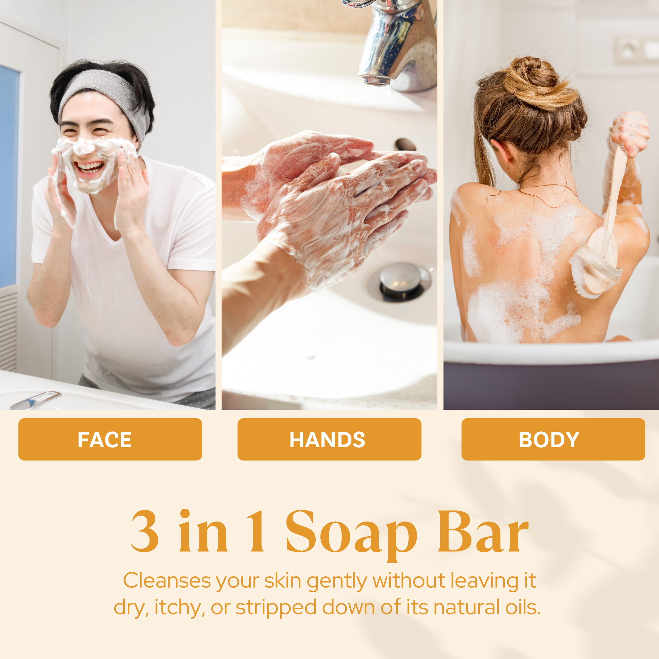 Daisy & Lily Soap Bar (Single Bar, 7 Oz)