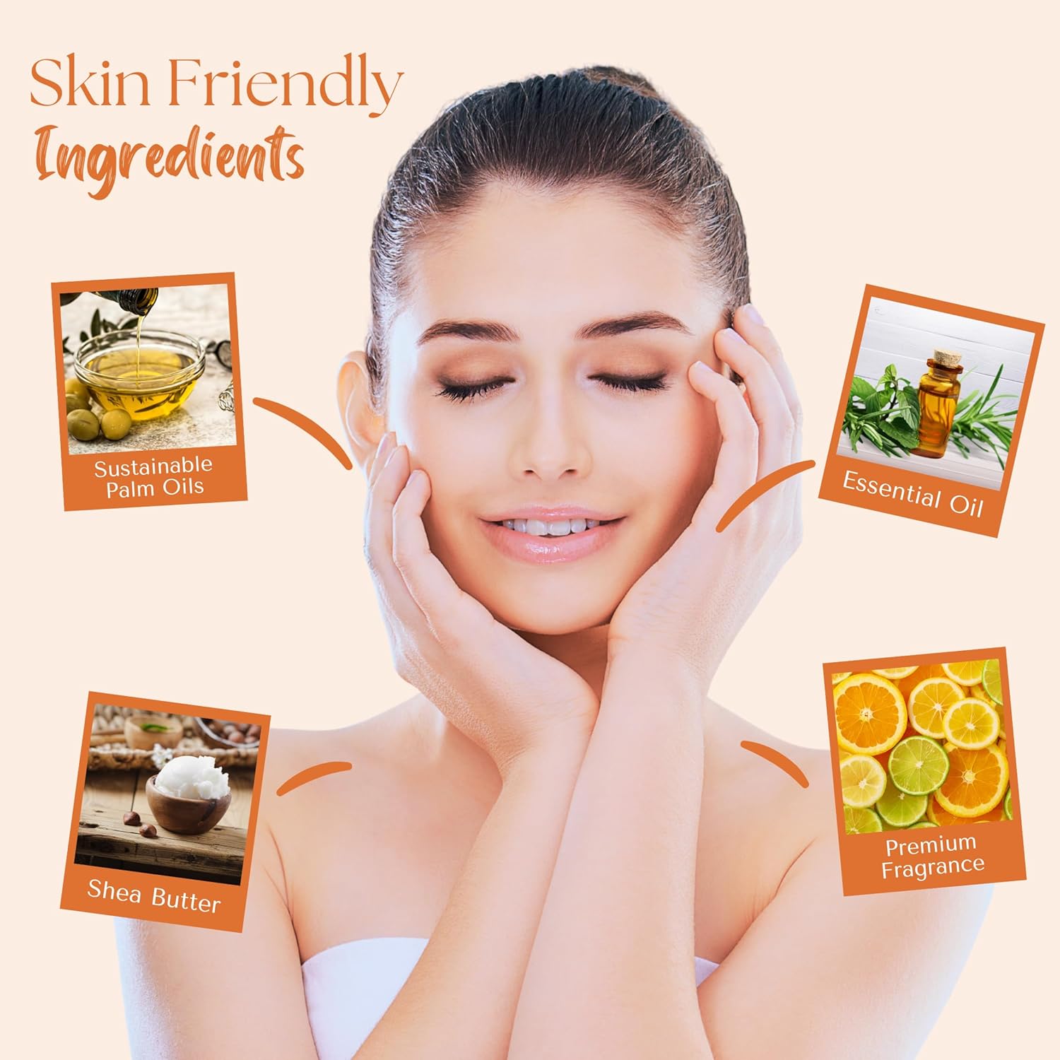 Lemon Myrtle & Orange Blossom -All Natural Soap Bars (2 Bars, 7 Oz)