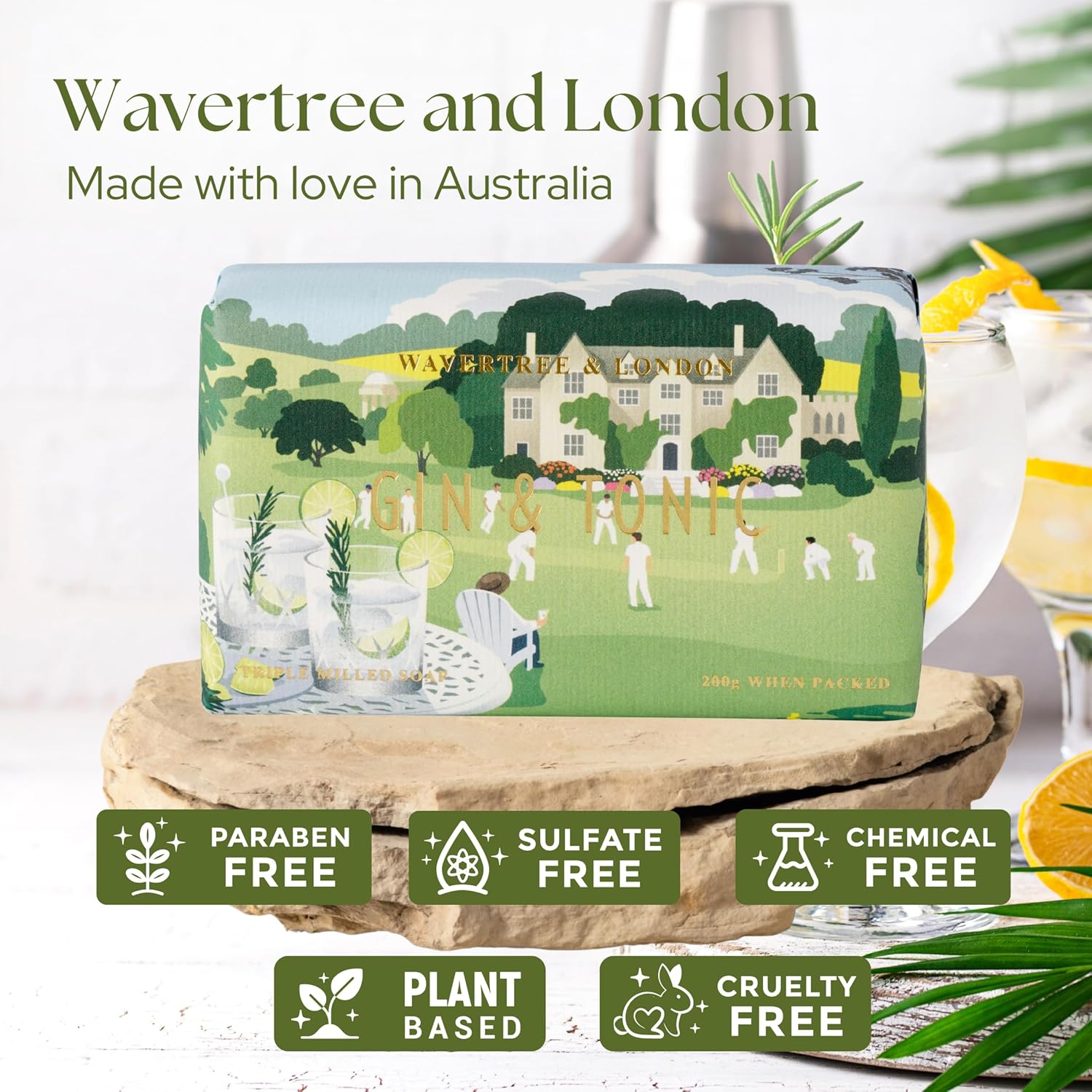 Gin & Tonic Soap Bar (7 Oz Bar)