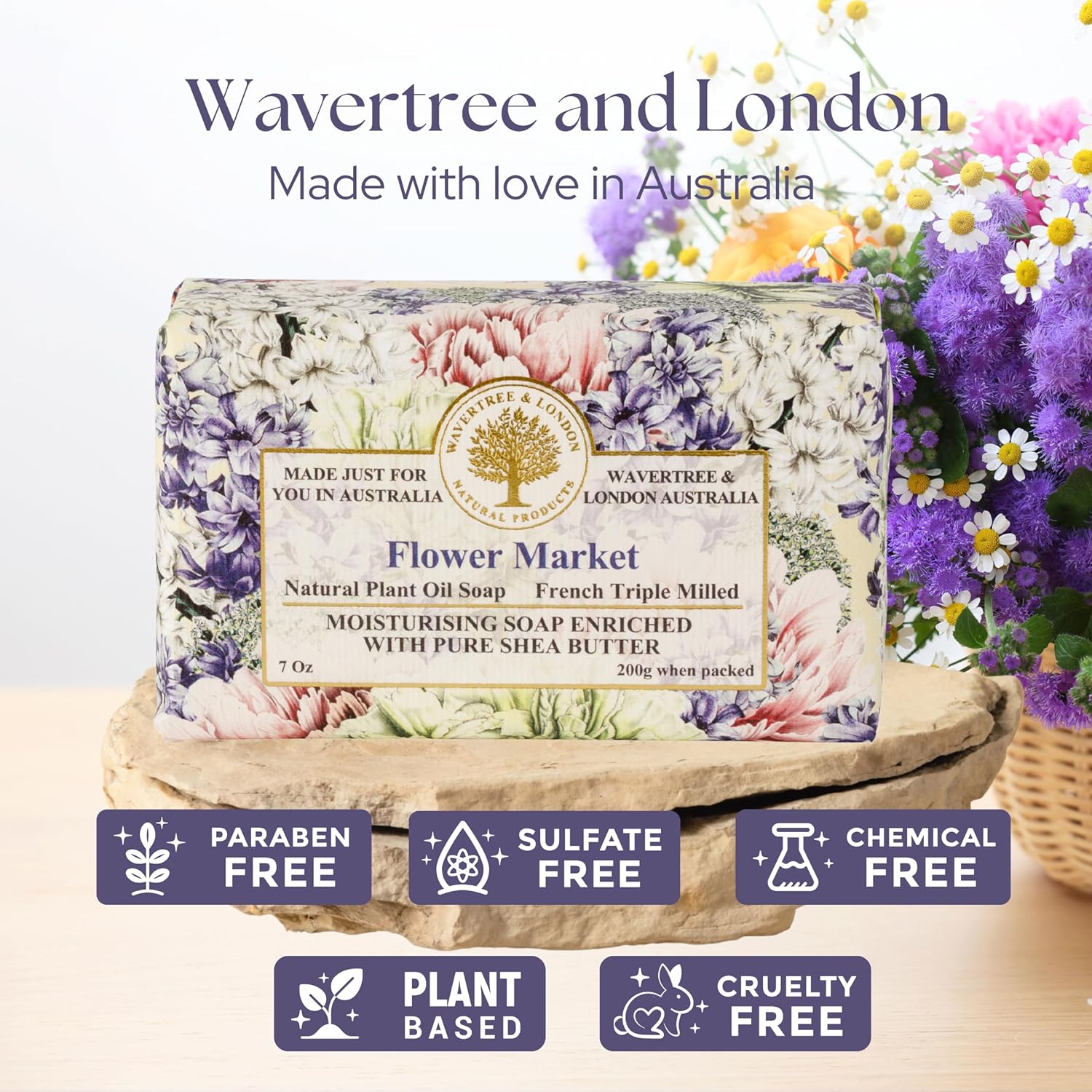 Flower Market Soap Bars (7 Oz Bars)