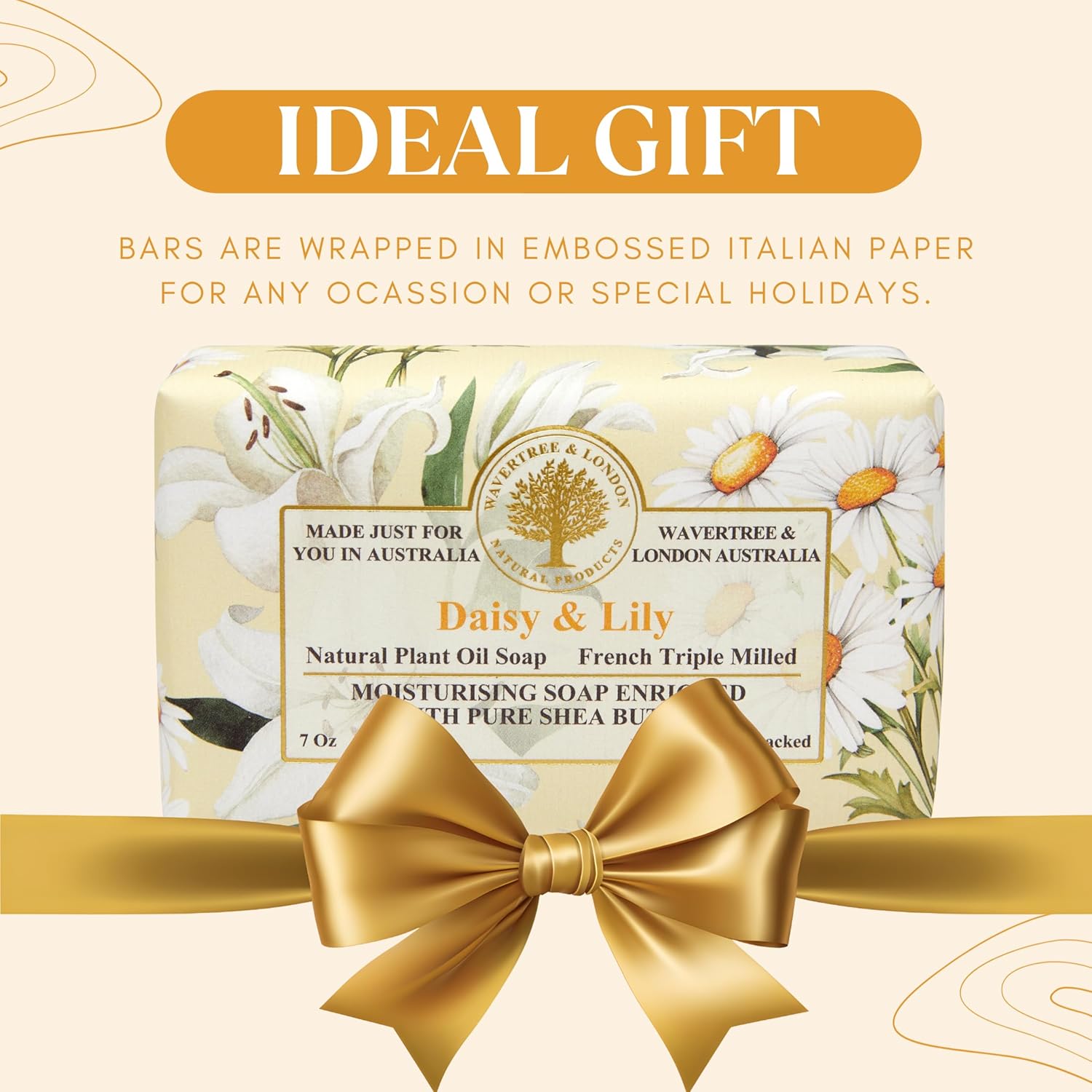 Daisy & Lily Soap Bar (7 Oz Bars)