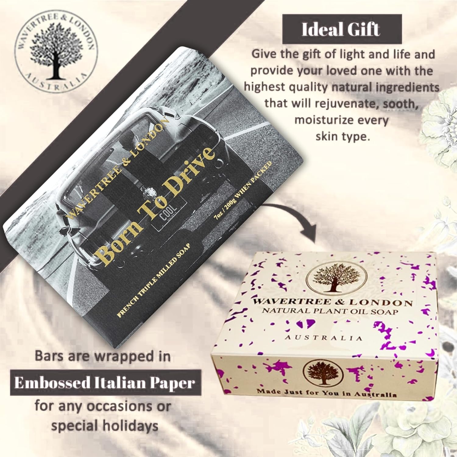 Born to Drive Soap Bar (7 Oz Bar)