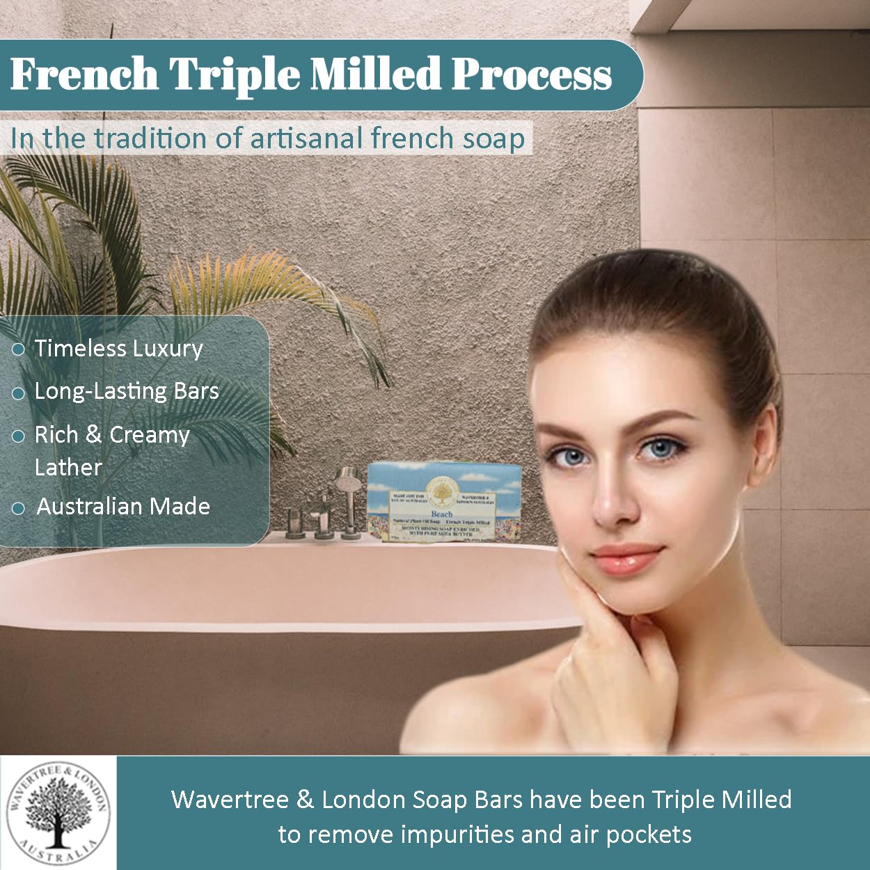Wavertree & London Beach (2 Bars) - Australian Natural Soap