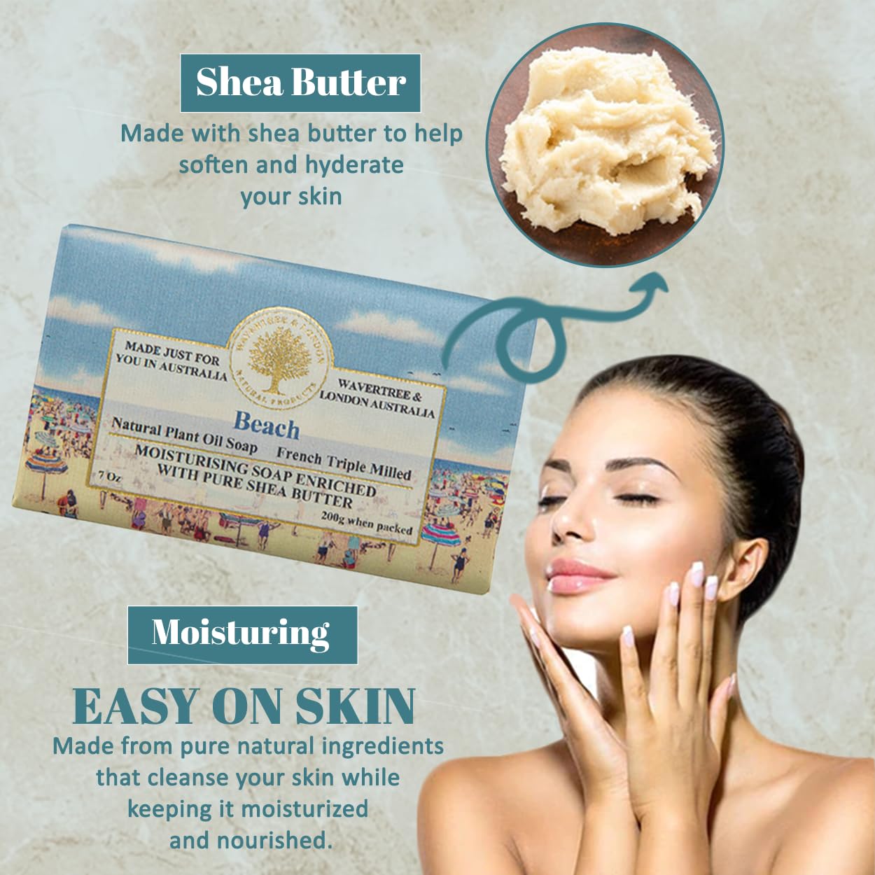 Wavertree & London Beach (2 Bars) - Australian Natural Soap