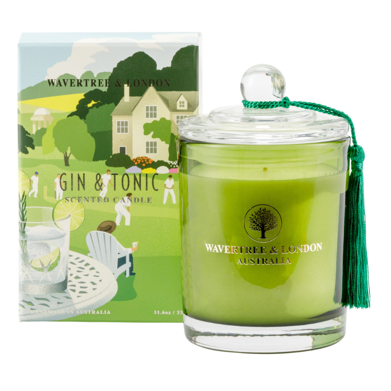 Wavertree & London Soy candle - Gin & Tonic - Australian Natural Soap