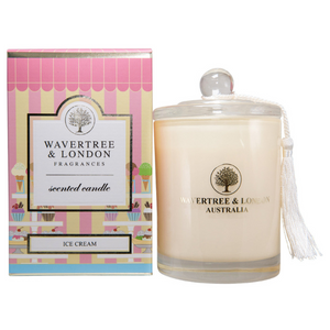 Wavertree & London Soy Wax Scented Candle - Ice Cream - Australian Natural Soap