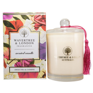 Wavertree & London Soy Candle - Sweet Pea & Jasmine - Australian Natural Soap