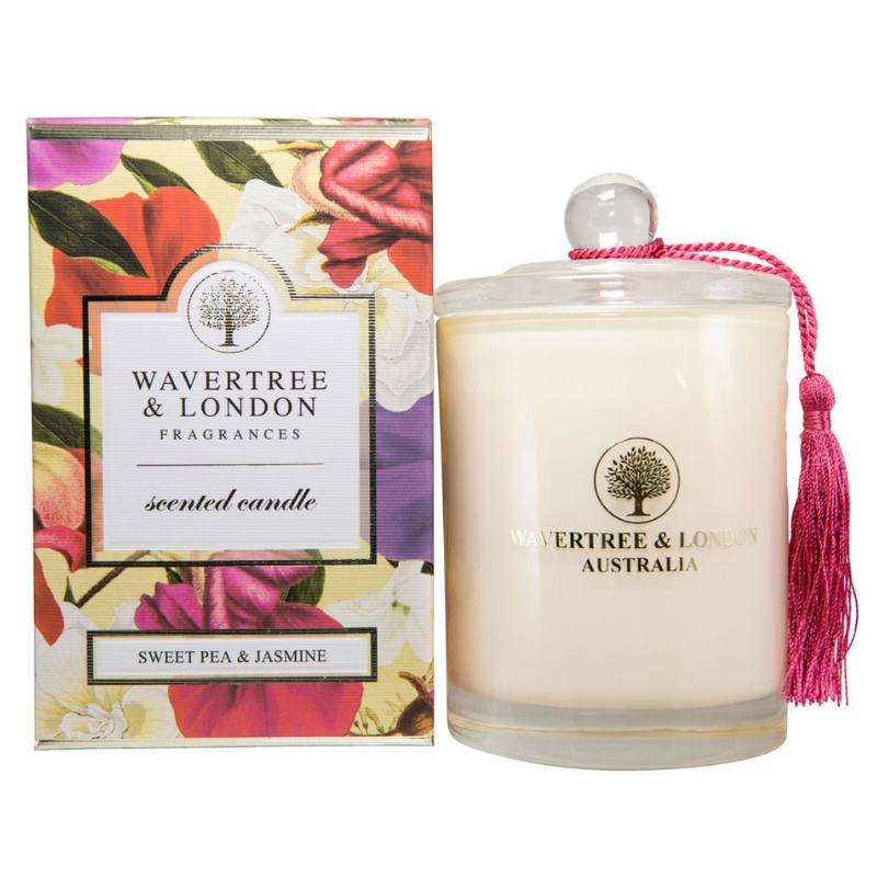 Wavertree & London Soy Candle - Sweet Pea & Jasmine - Australian Natural Soap