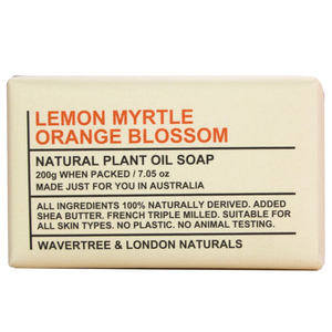 Naturals Lemon Myrtle/Orange Blossom soap bar (1) - Australian Natural Soap