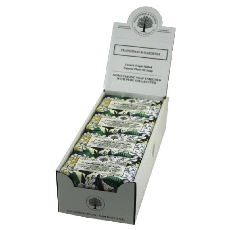 Wavertree & London Frangipani and Gardenia Luxury Australian Natural Soap Bar 7 Ounces (8 Bars) - Australian Natural Soap