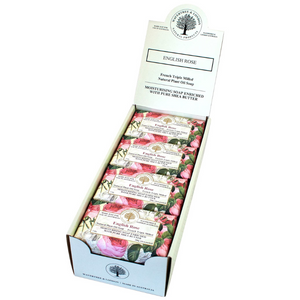 Wavertree & London English Rose Luxury Australian Natural Soap Bar 7 Ounces (8 Bars) - Australian Natural Soap