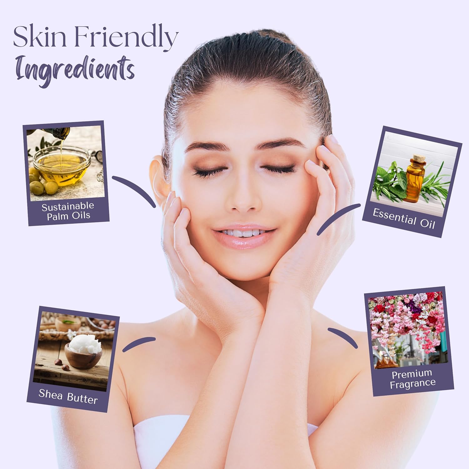 Flower Market Natural floral scented non toxic soap bar