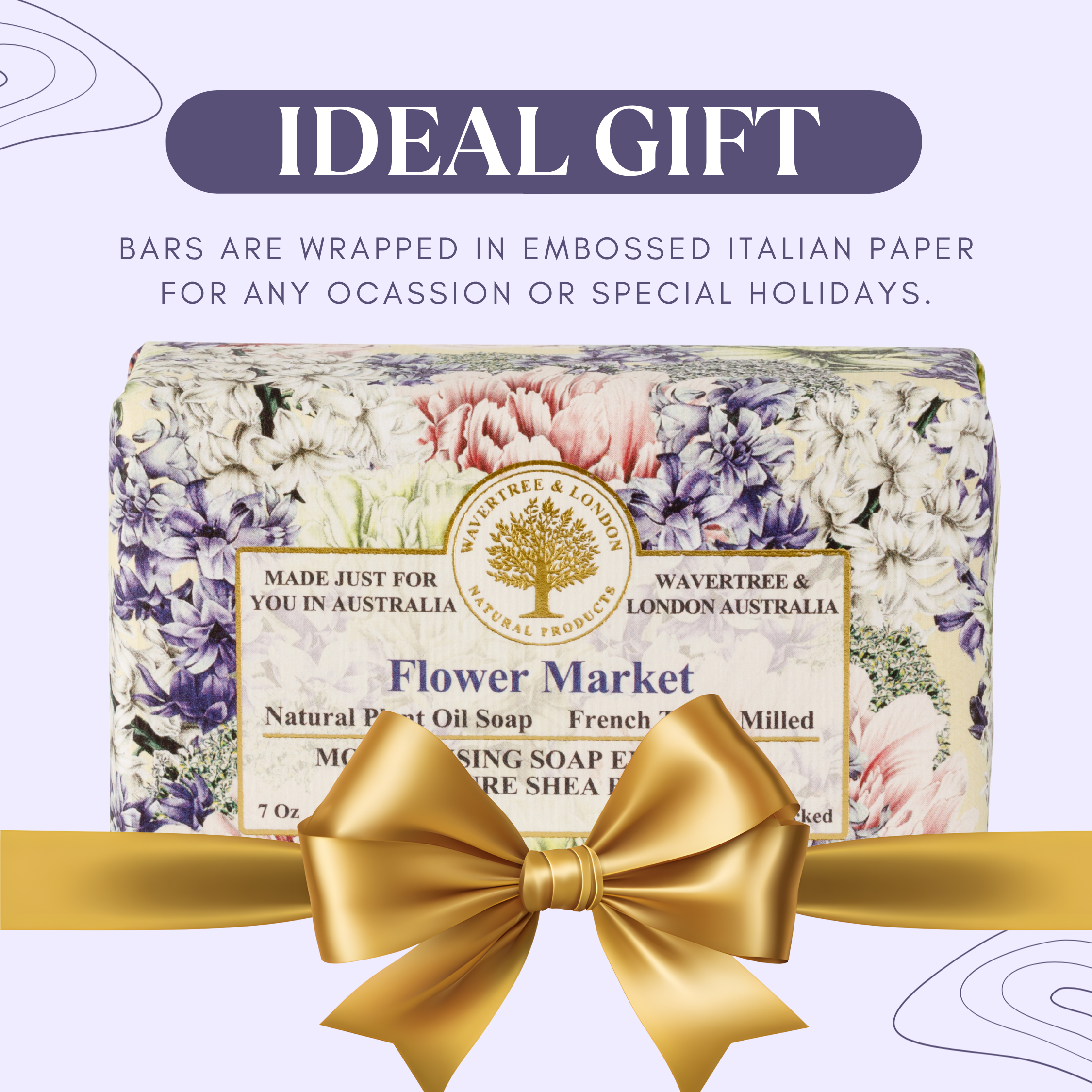 Flower Market Soap Bars (7 Oz Bars)