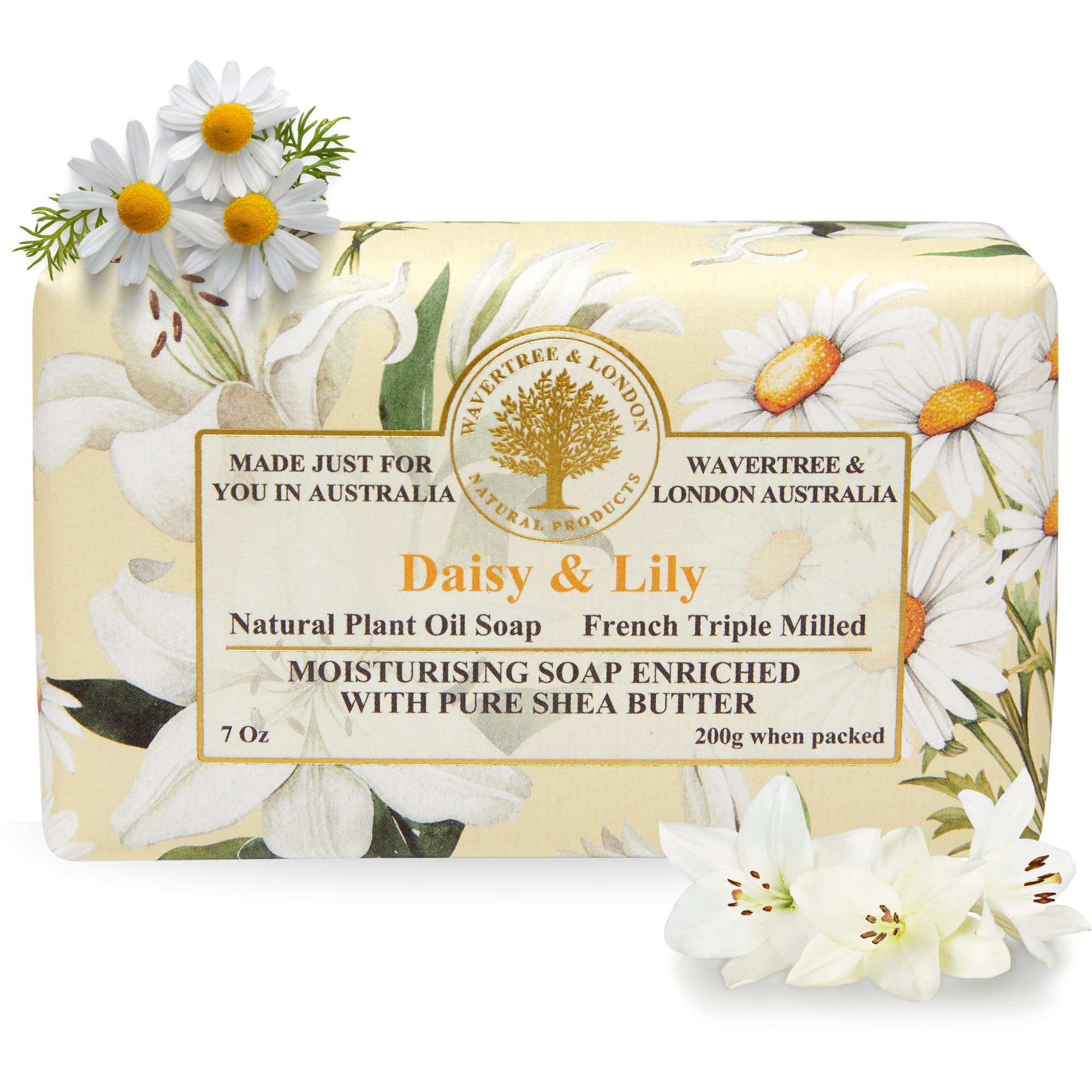 Daisy & Lily Soap Bar (Single Bar, 7 Oz)