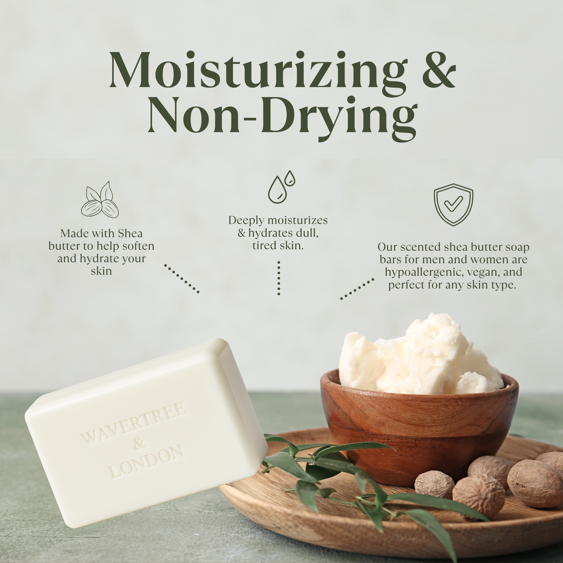 Basil, Lime & Mandarin soap bar (7 Oz Bars)