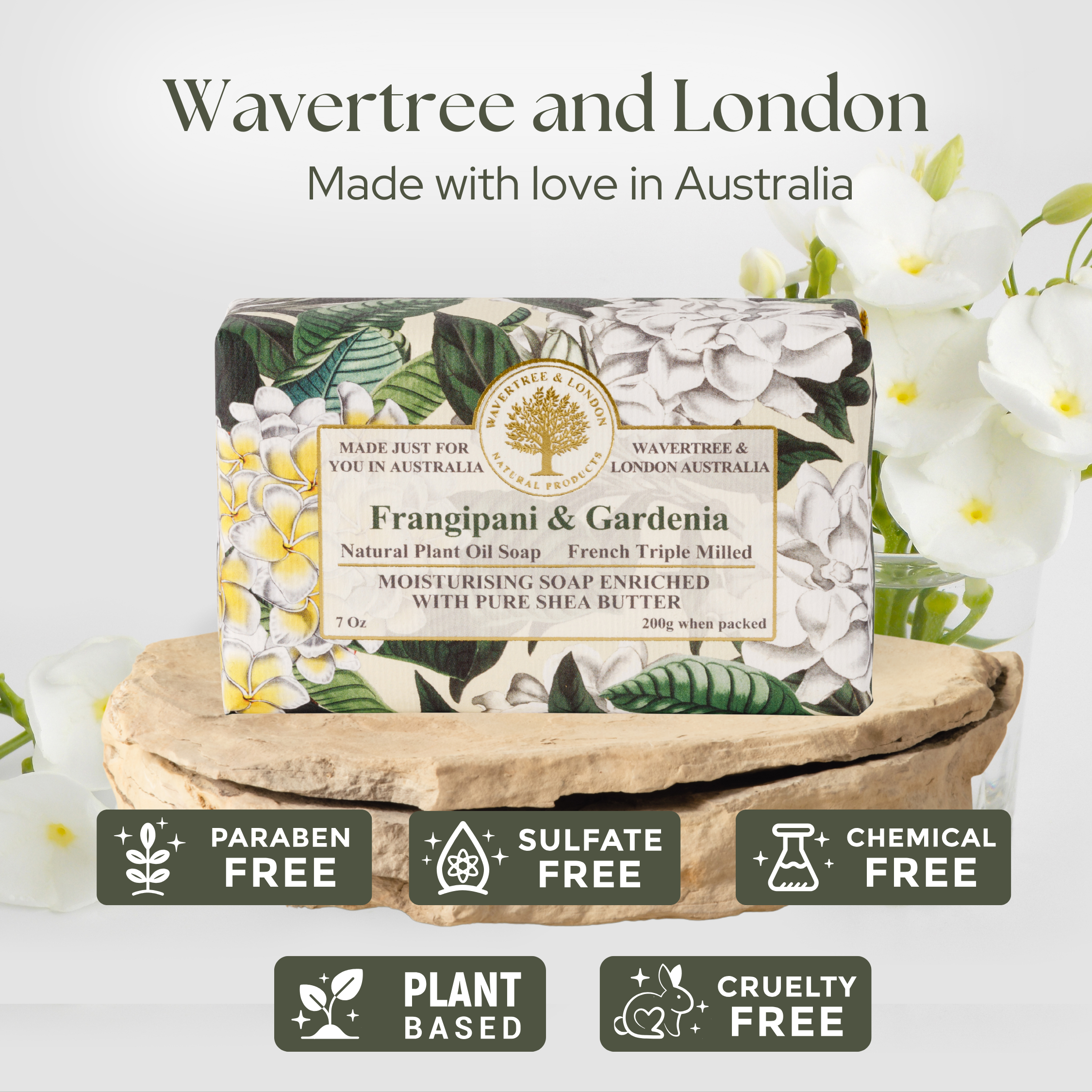 Frangipani & Gardenia Soap Bar (7 Oz Bars)