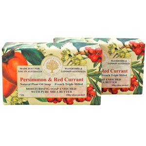 Persimmon & Red Currant Soap (2 bars) - Australian Natural Soap