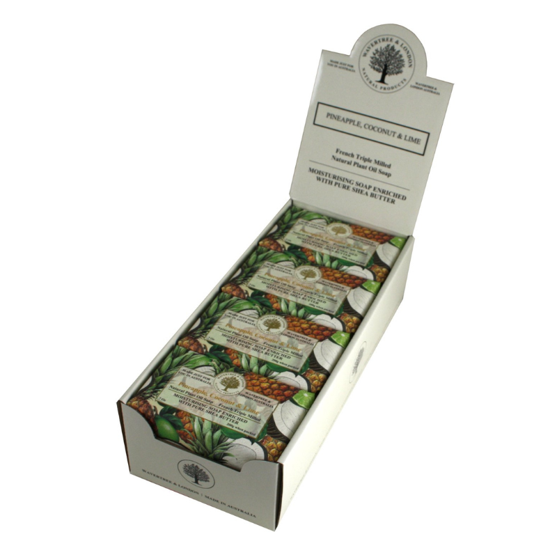 Pineapple, Coconut and Lime Soap (8 bars) - Australian Natural Soap