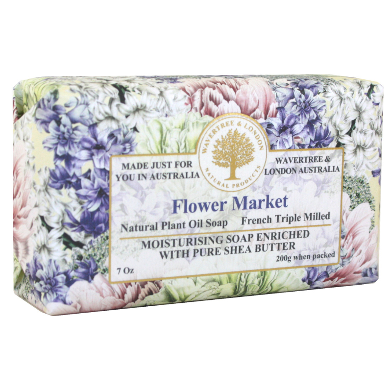 Flower Market soap bar (1) - Australian Natural Soap