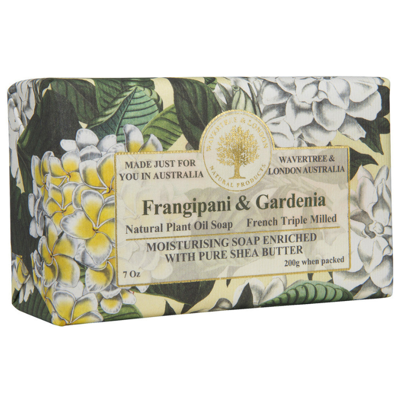 Frangipani & Gardenia soap bar (1) - Australian Natural Soap