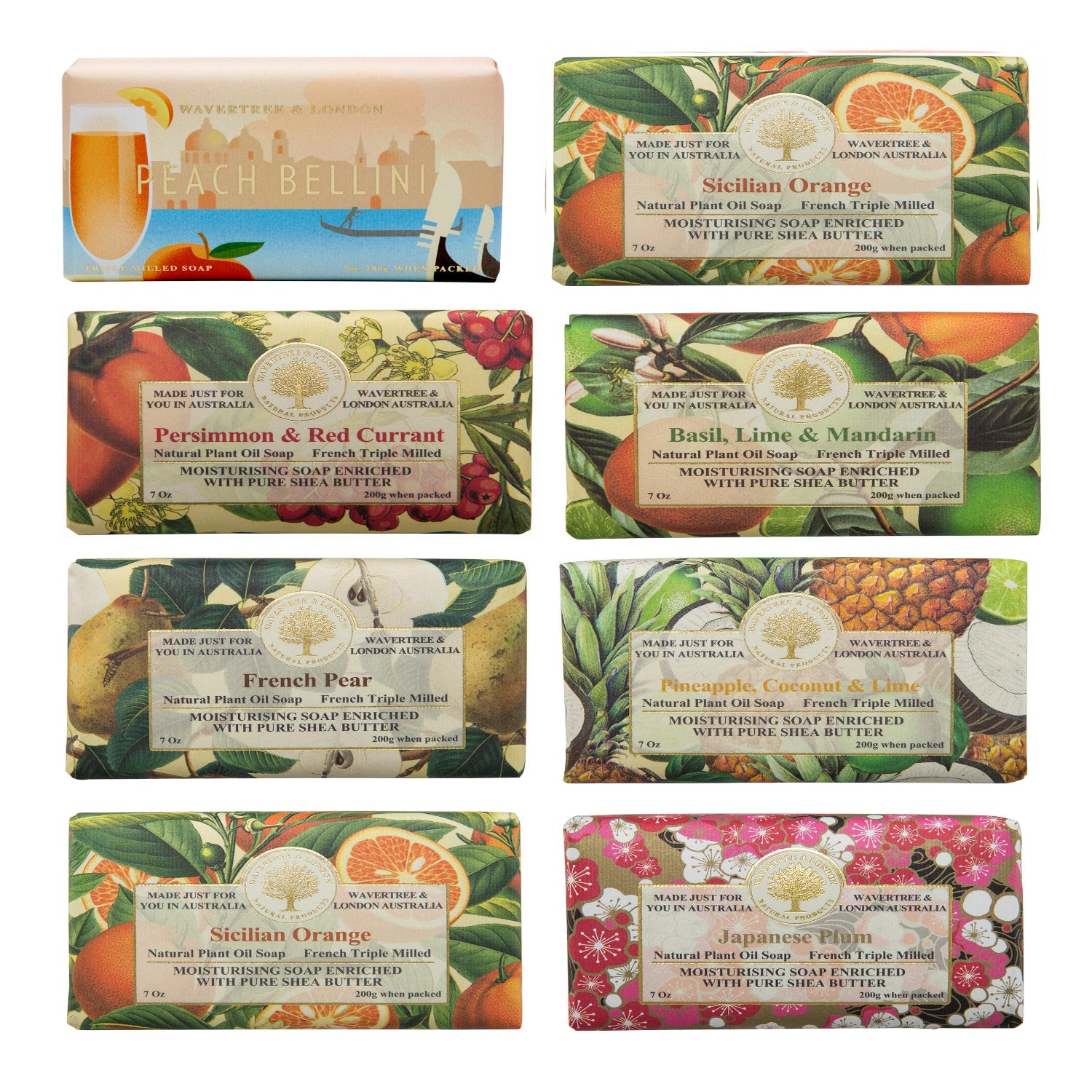 Fruity - 8 bar assortment (Pack of 8, 7 Oz)