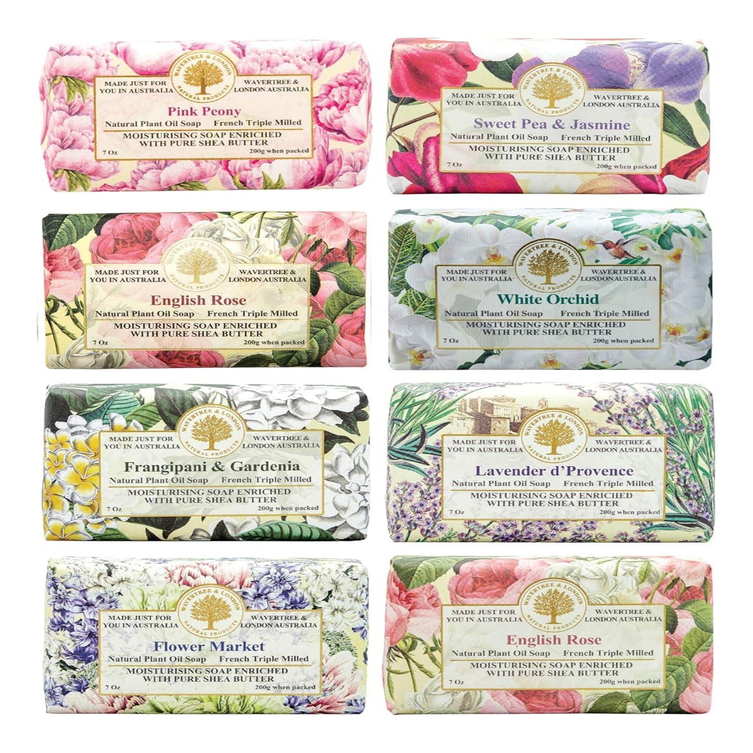Fabulous Flowers - 8 bar assortment (Pack of 8, 7 Oz)