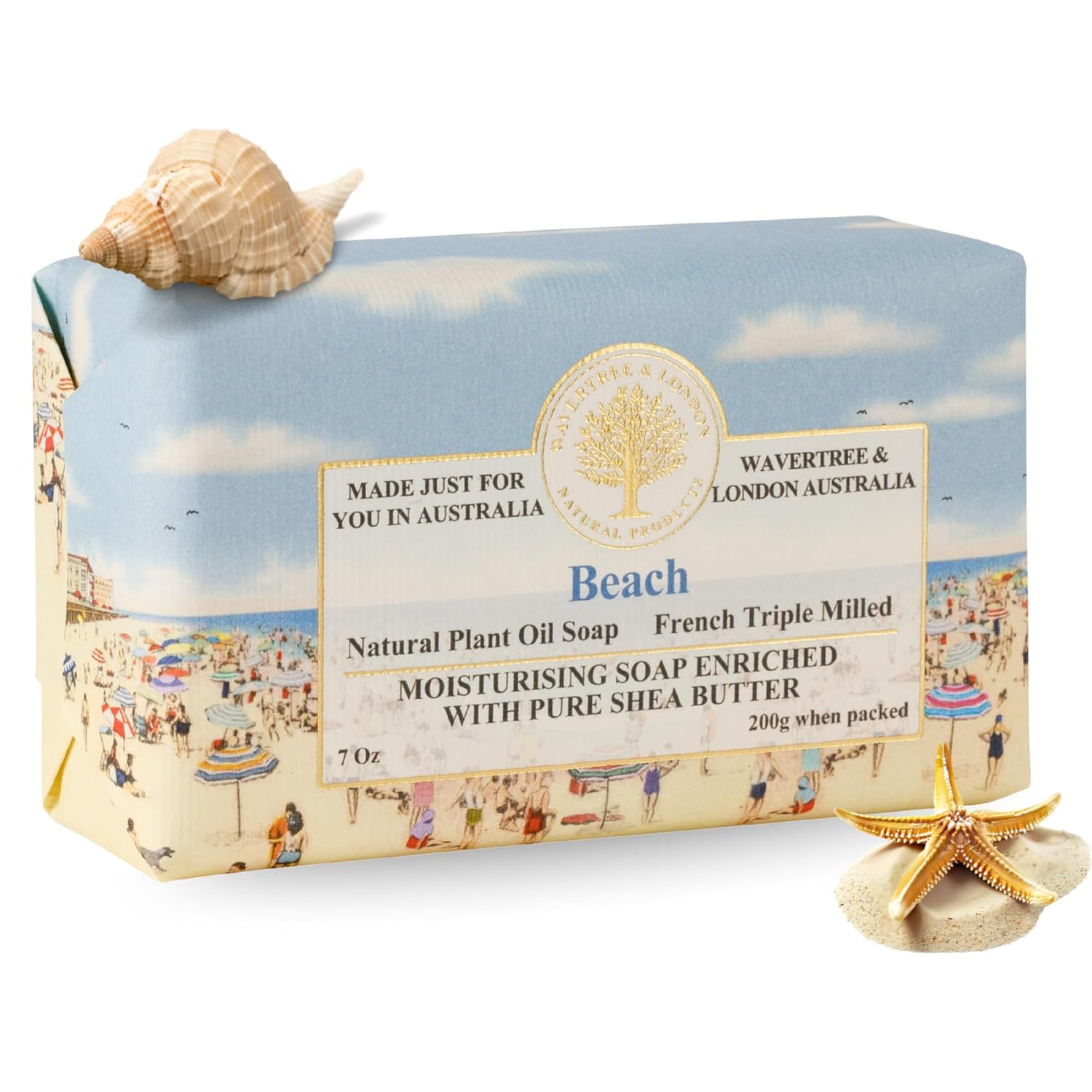 beach natural soap bar