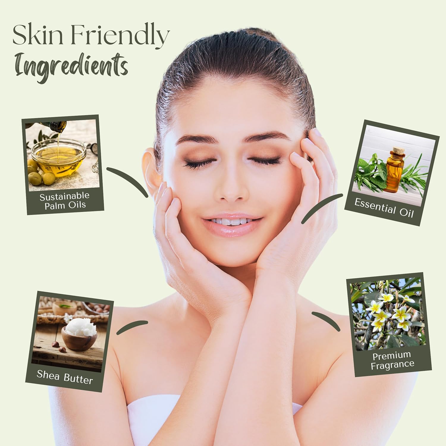 frangipani and gardenia flower scented skin friendly natural body soap bar