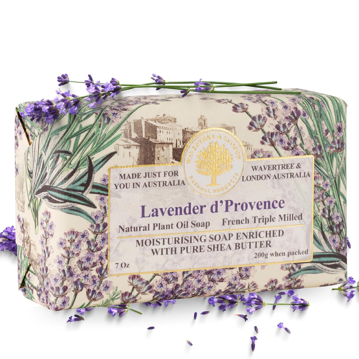 lavender natural soap bar