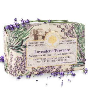 lavender natural soap bar