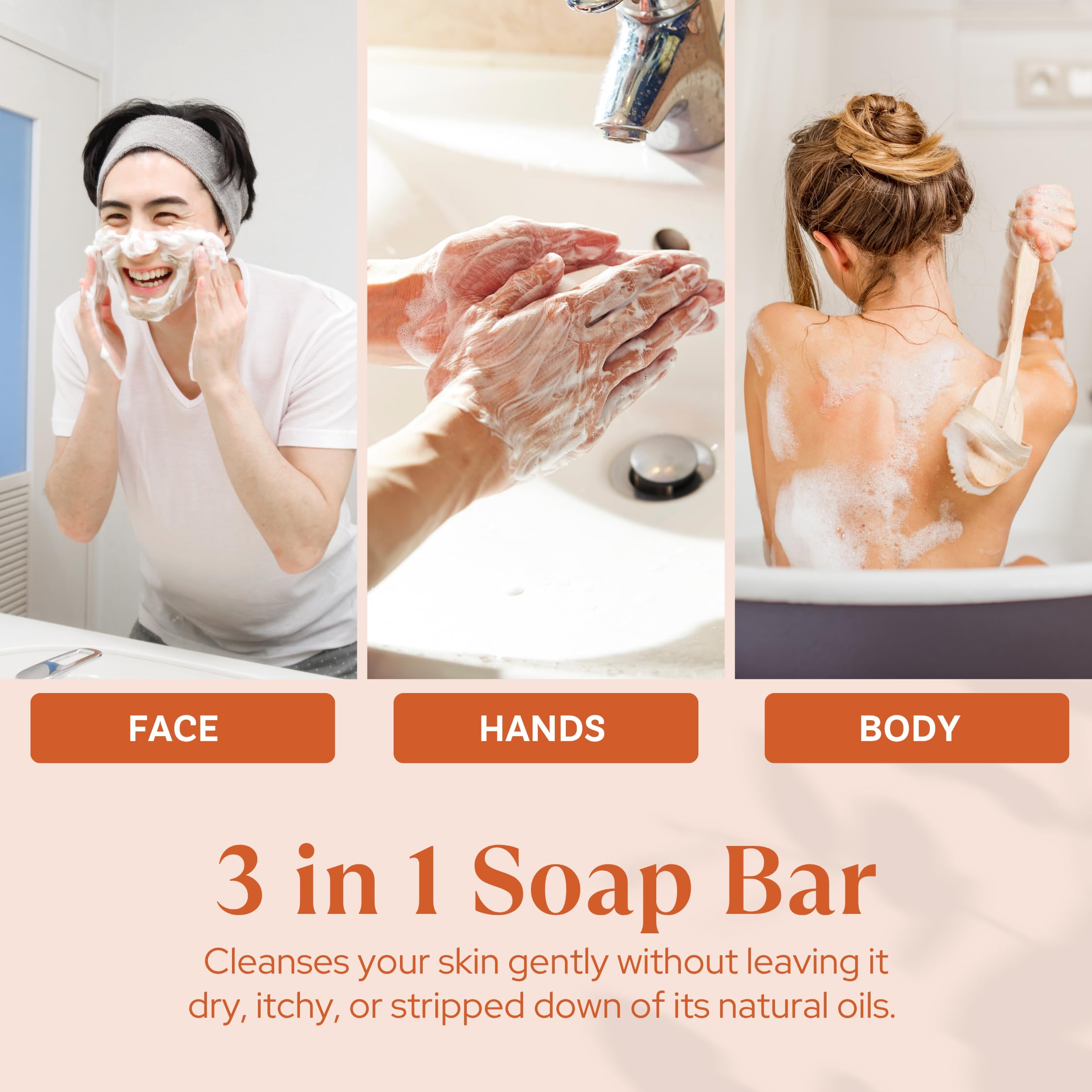 sicilian orange scented body soap