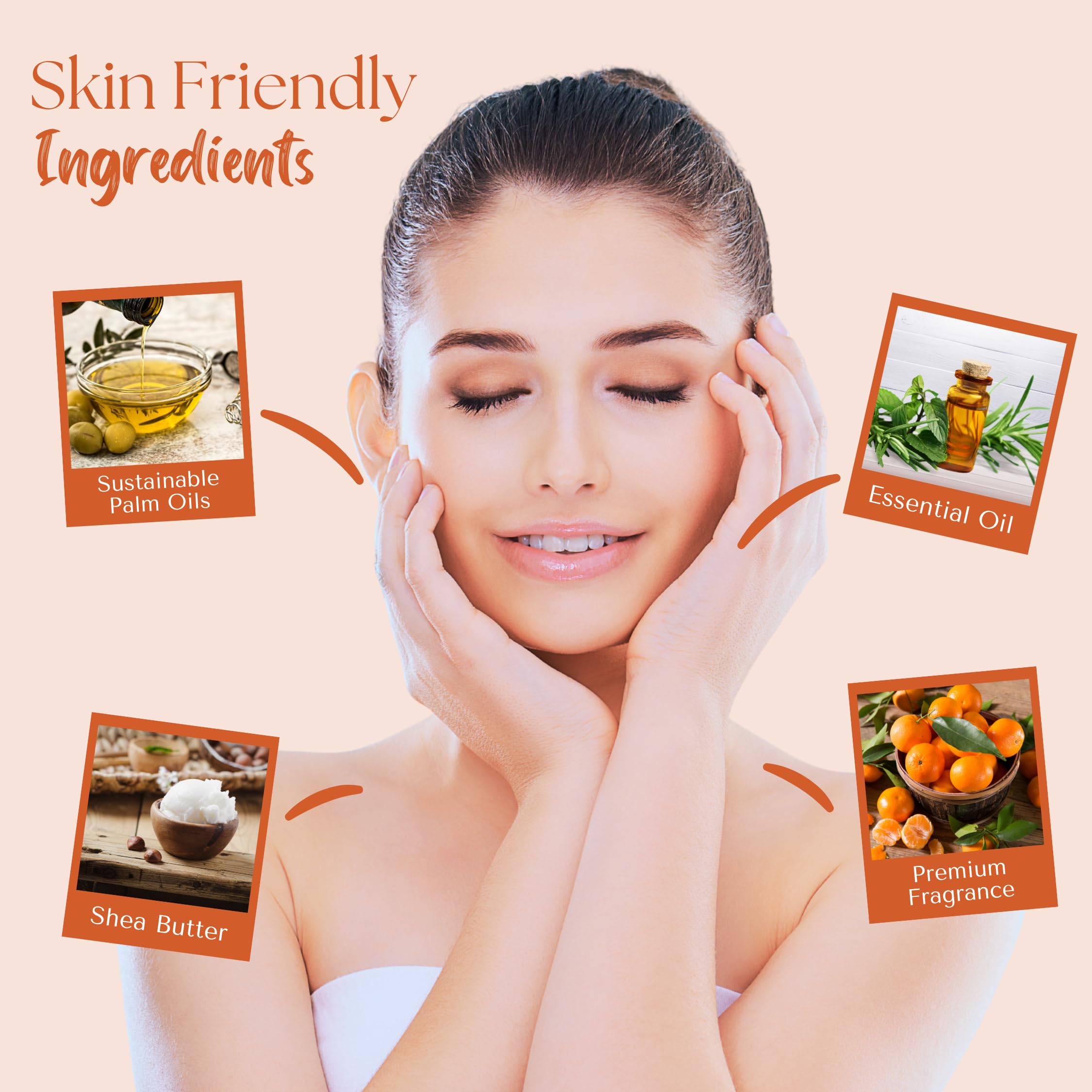 sicilian orange scented skin friendly soap