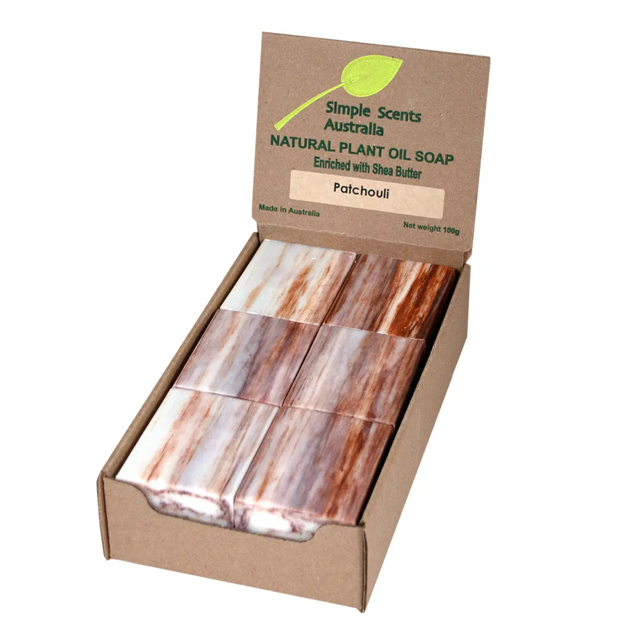 Patchouli Soap Unwrapped (12) - Australian Natural Soap