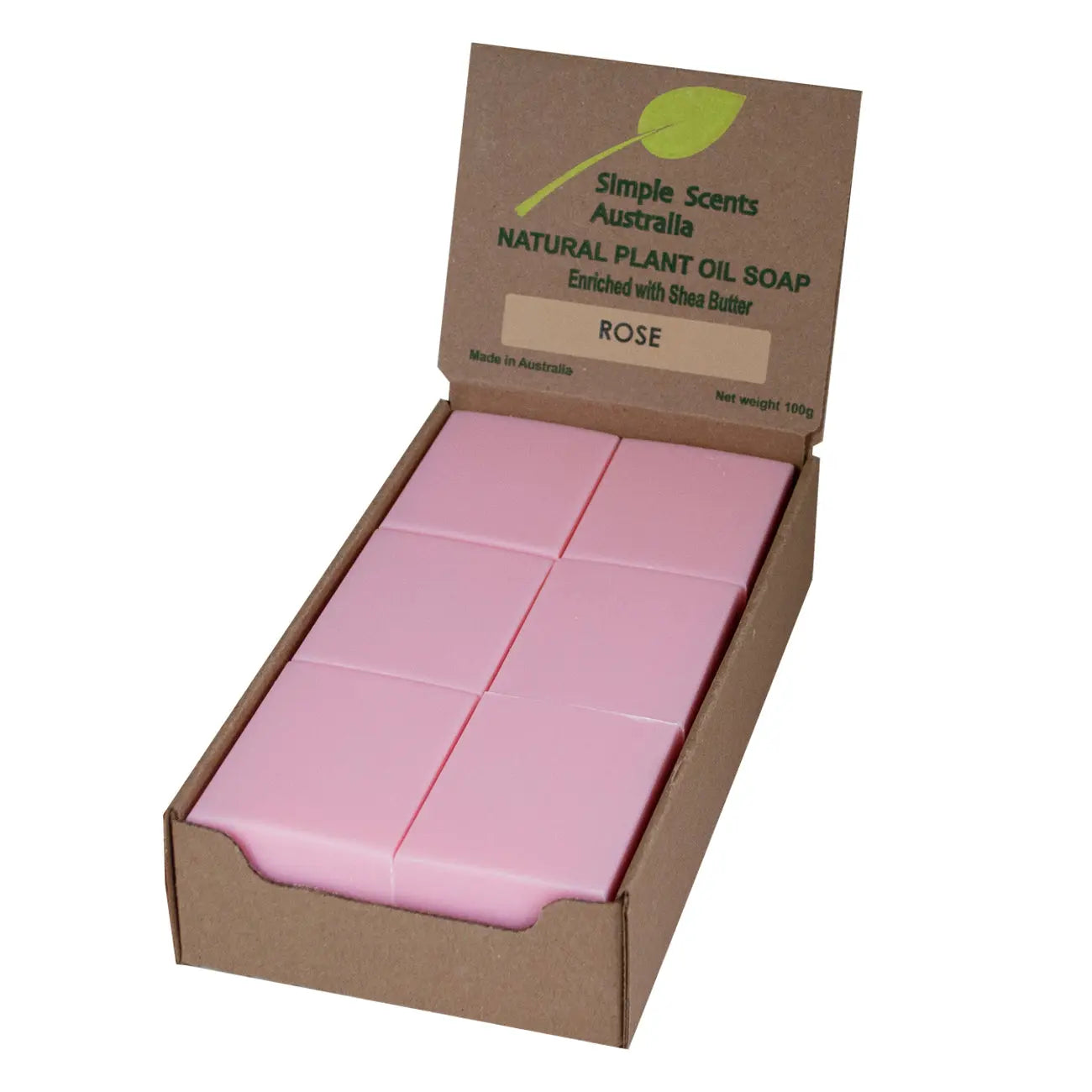 Rose Soap Unwrapped (12) - Australian Natural Soap