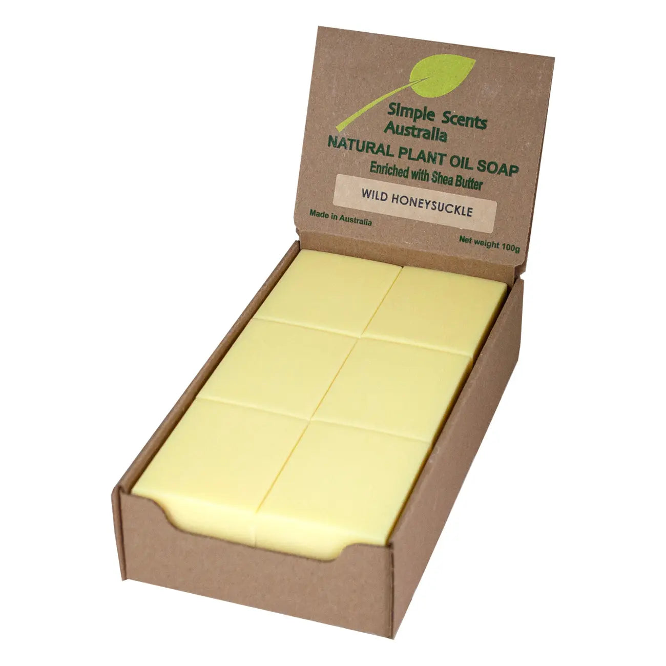 Honeysuckle Soap Unwrapped (12) - Australian Natural Soap
