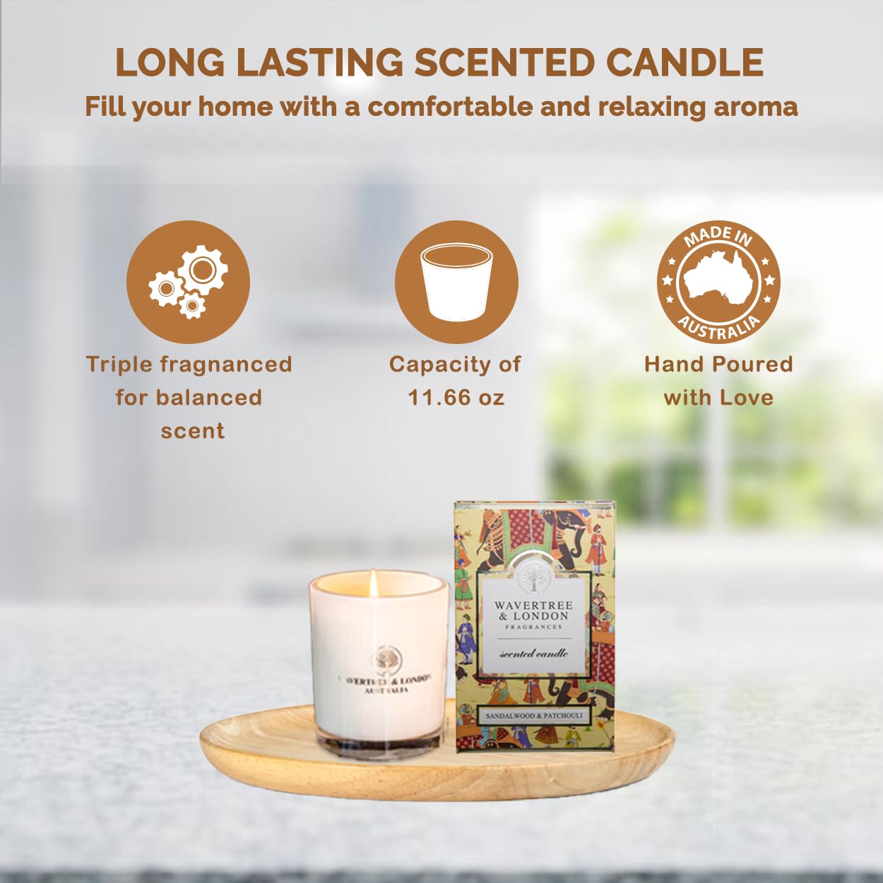 Wavertree & London Soy Candle - Sandalwood & Patchouli