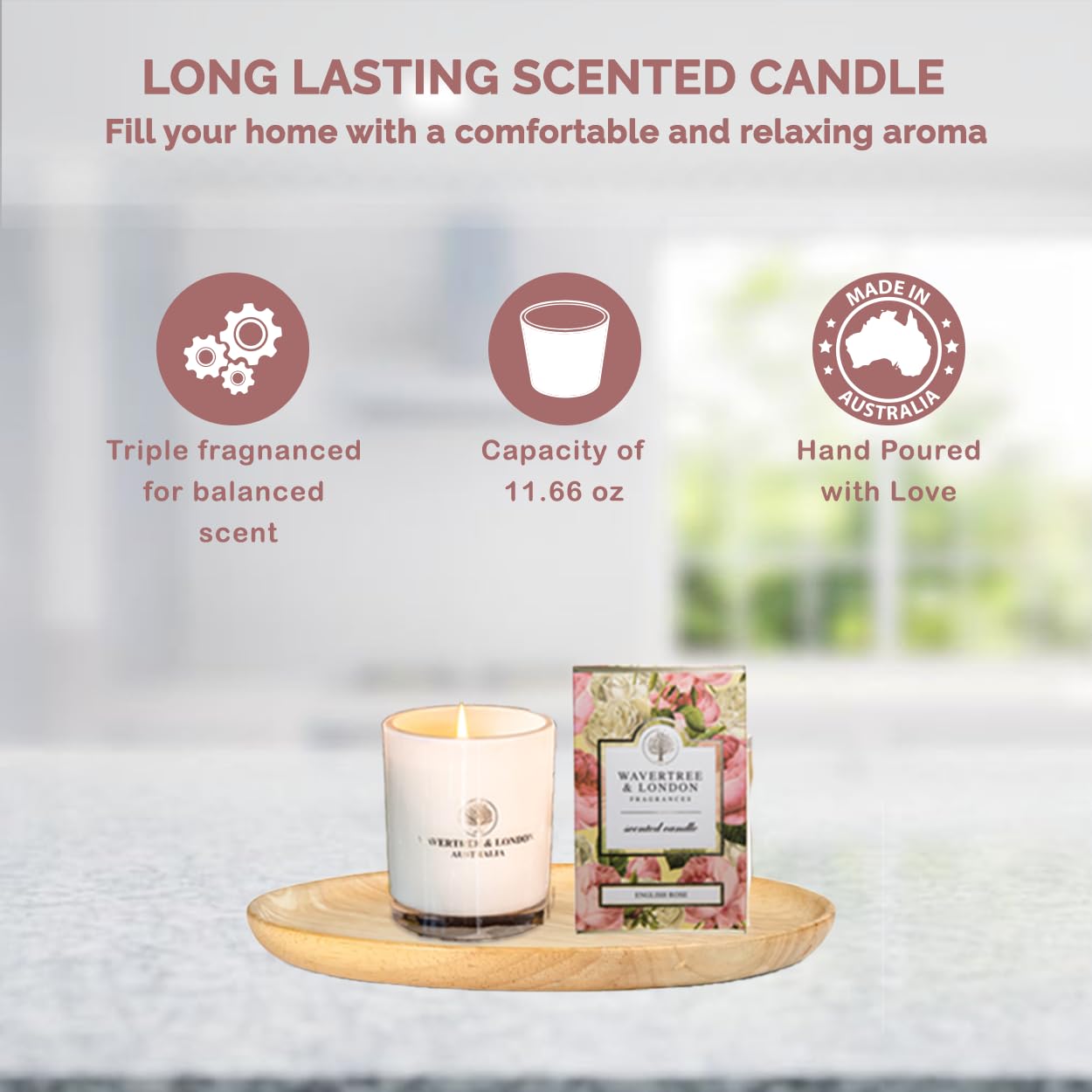 Wavertree & London Soy Candle - English Rose