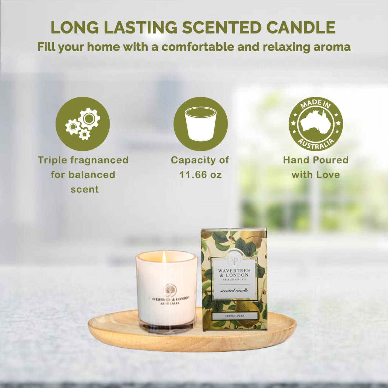 Wavertree & London Soy Candle - French Pear