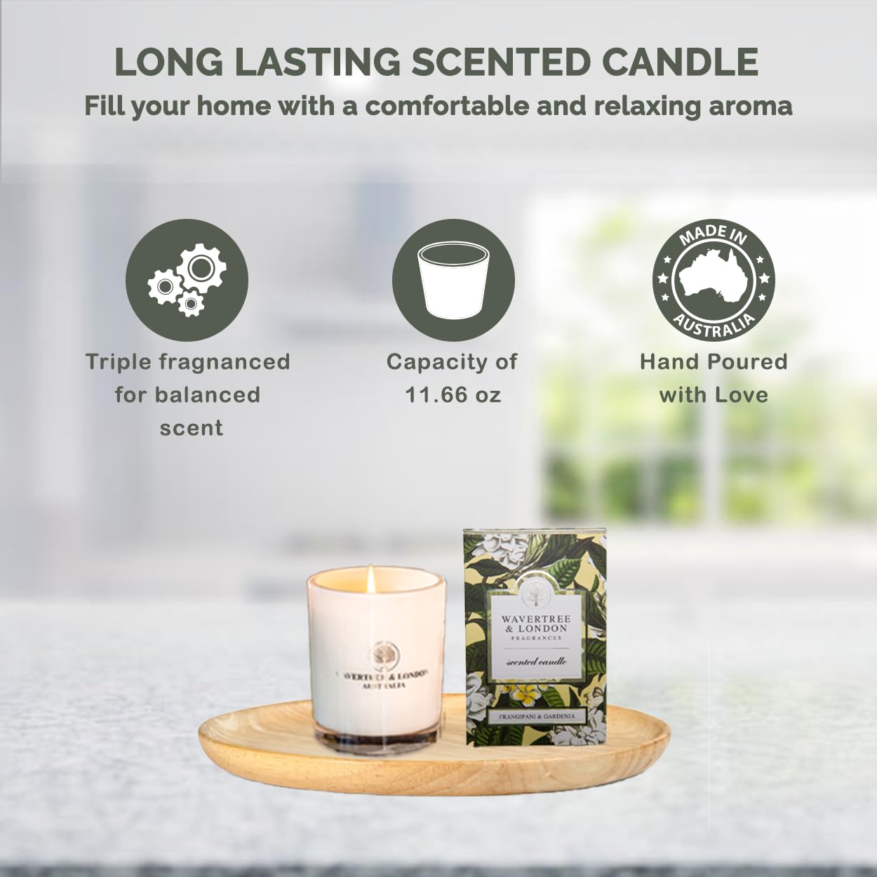 Wavertree & London Soy candle - Frangipani Gardenia