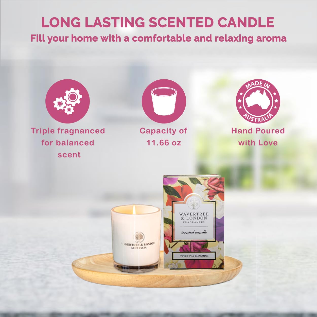 Wavertree & London Soy Candle - Sweet Pea & Jasmine