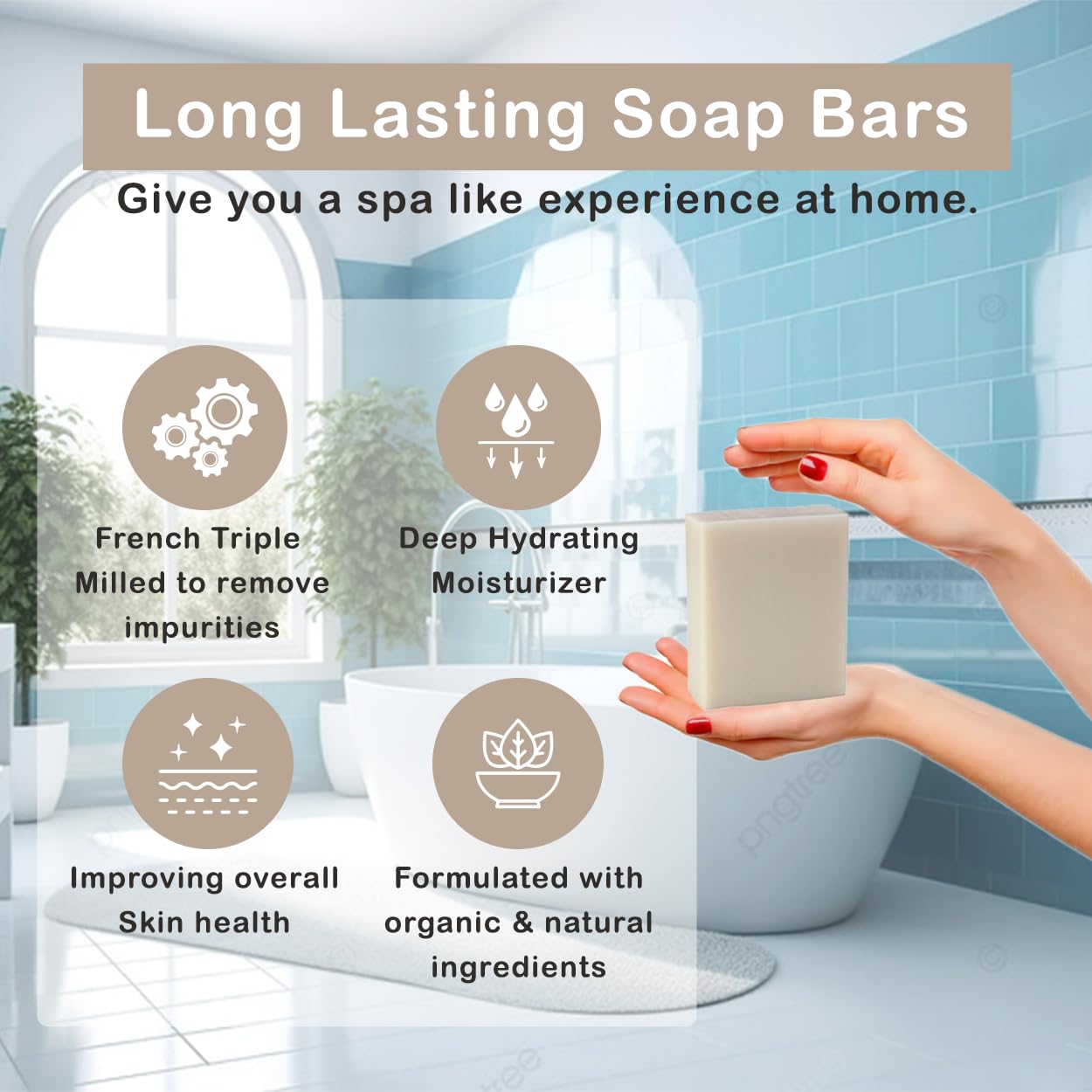 Extra Creamy Goats Milk Soap Bars (3.5 Oz Bars)
