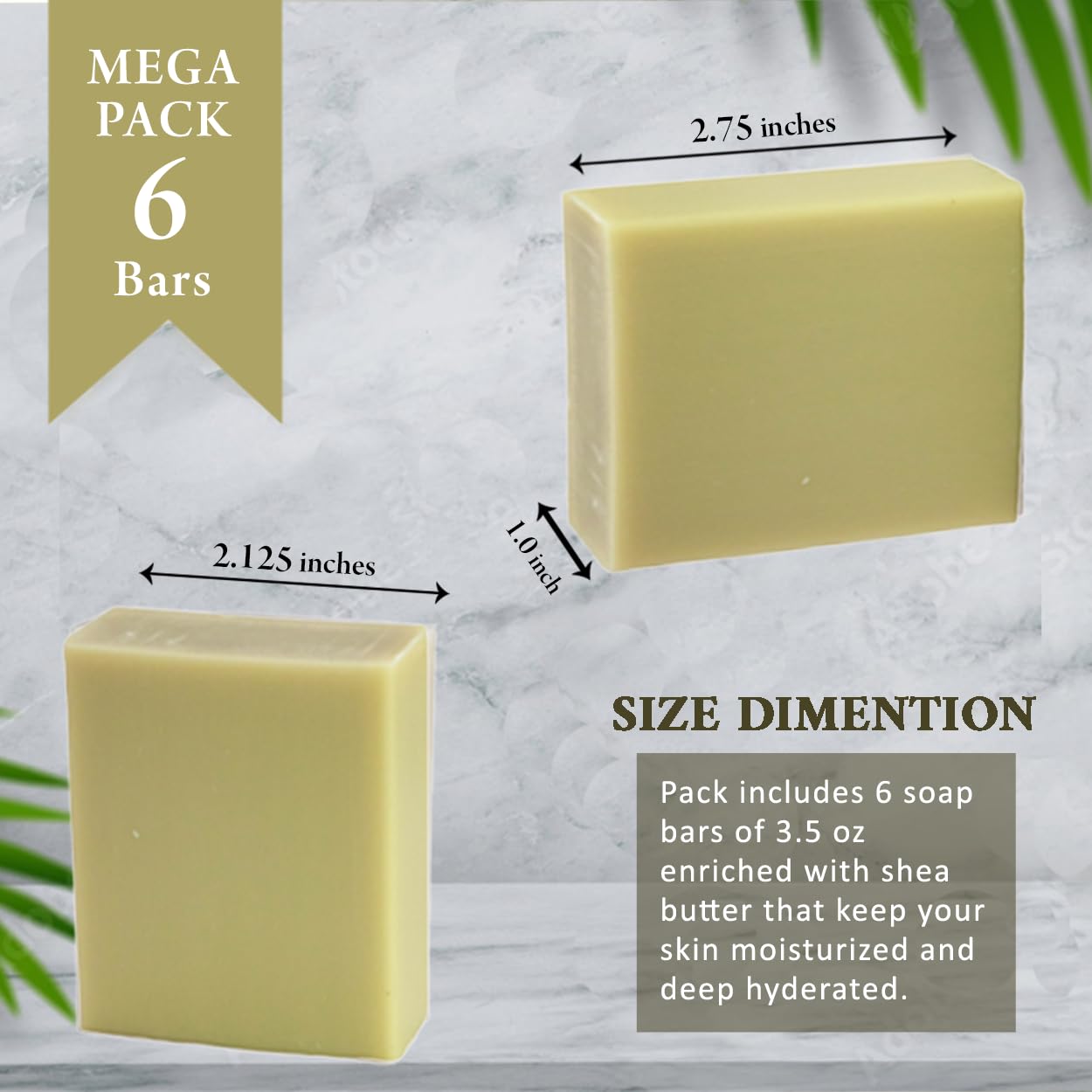 French Pear Soap Bars (3.5 Oz Bars)