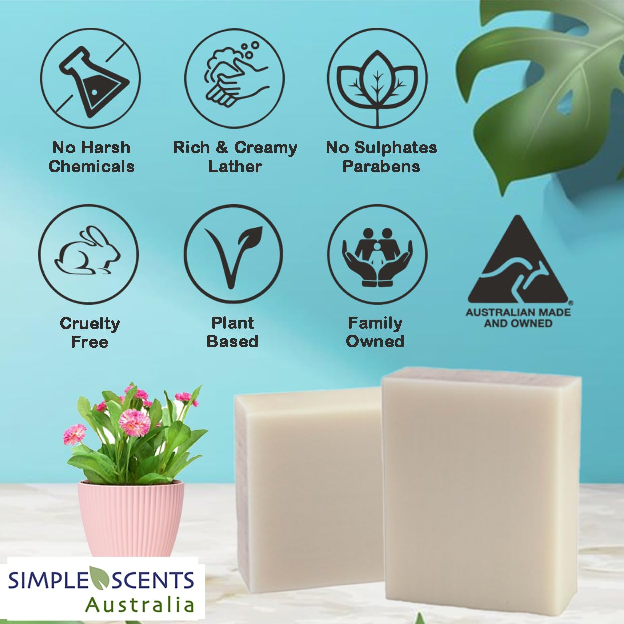 Extra Creamy Goats Milk Soap Bars (3.5 Oz Bars)