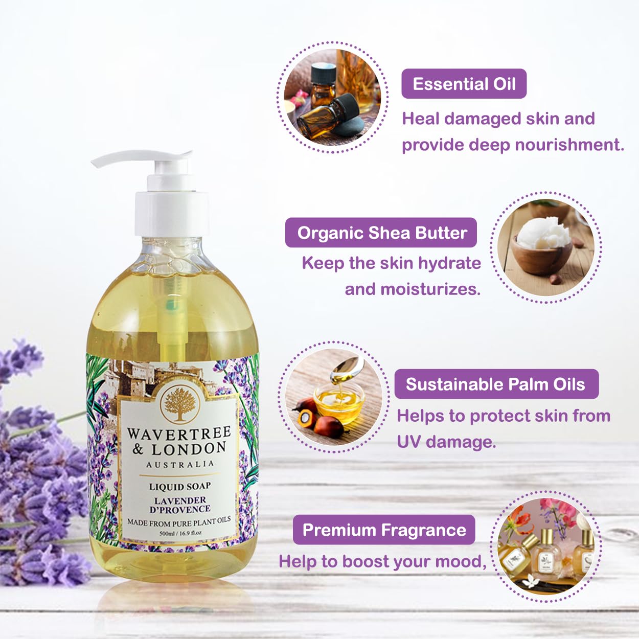 Lavender De Provence Liquid Soap