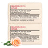 Marakech Rose - All Natural Soap Bars (2 Bars, 7 Oz)