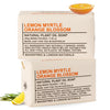 Lemon Myrtle & Orange Blossom -All Natural Soap Bars (2 Bars, 7 Oz)