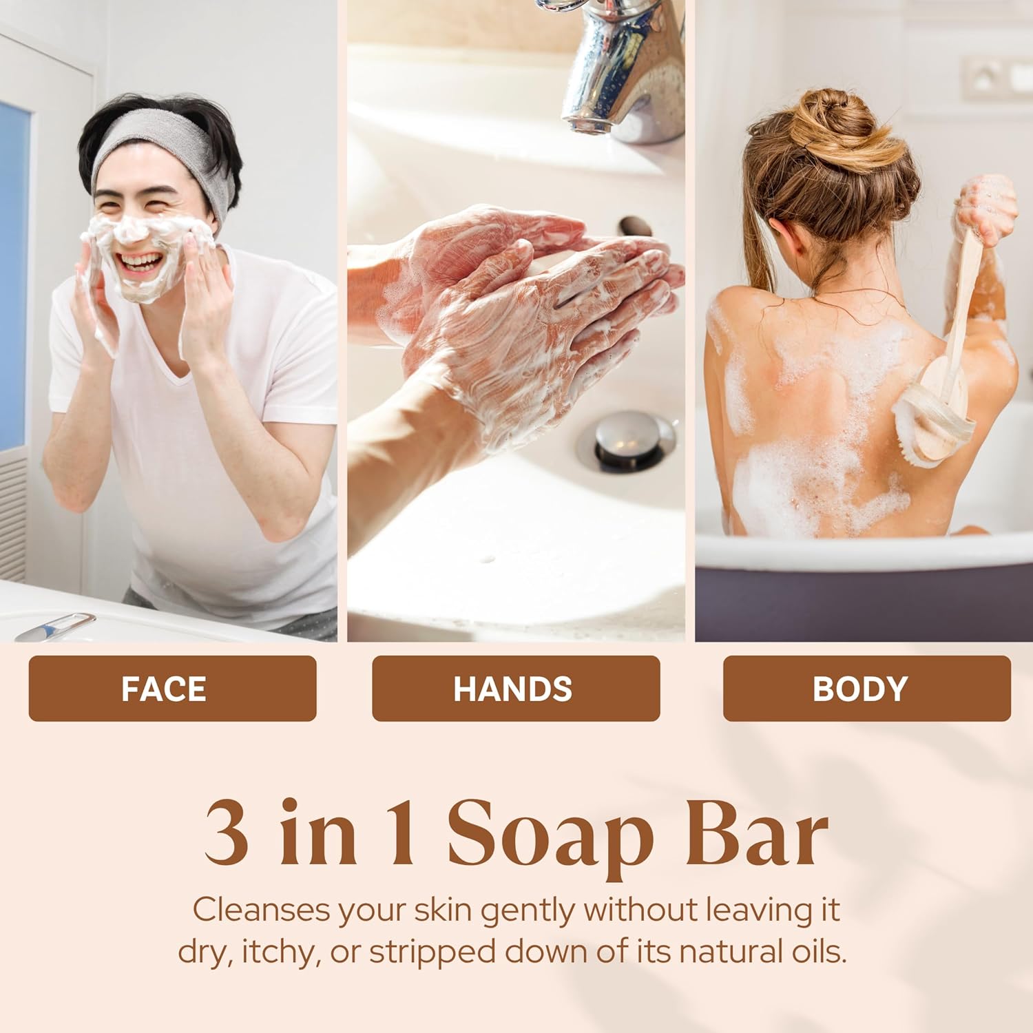 Vanilla Cedarwood - All Natural Soap Bars (2 Bars, 7 Oz)