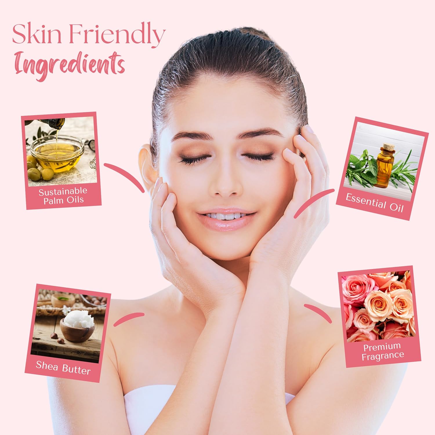 Marakech Rose - All Natural Soap Bars (2 Bars, 7 Oz)