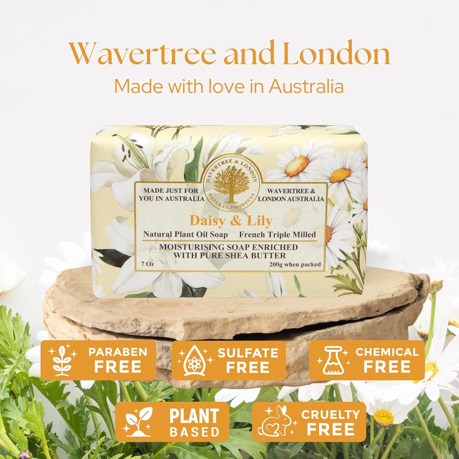 Daisy & Lily Soap Bar (7 Oz Bars)