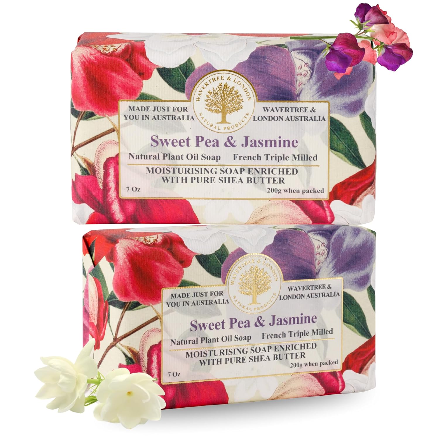 Sweet Pea & Jasmine Soap Bars (7 Oz Bars)